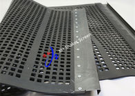 Промышленный напряженный резиновый экран вибрируя фильтрующ толщину сетки 30мм-60мм
